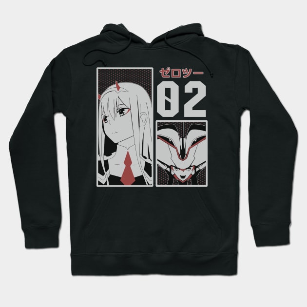 002 Zero Two Hoodie by Brok Design